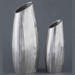 Beautifully designed Recycled Aluminum Shiny Flower Vases