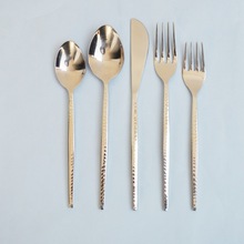 Handcrafted 5 Pc Cutlery Set., Feature : Eco-Friendly