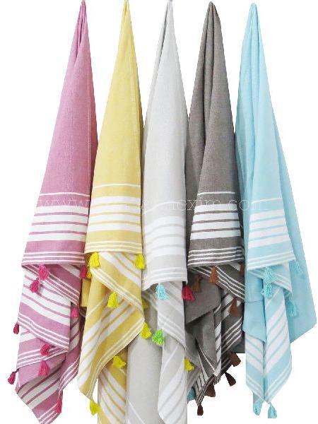 100% Cotton Turkish Tassel Towel
