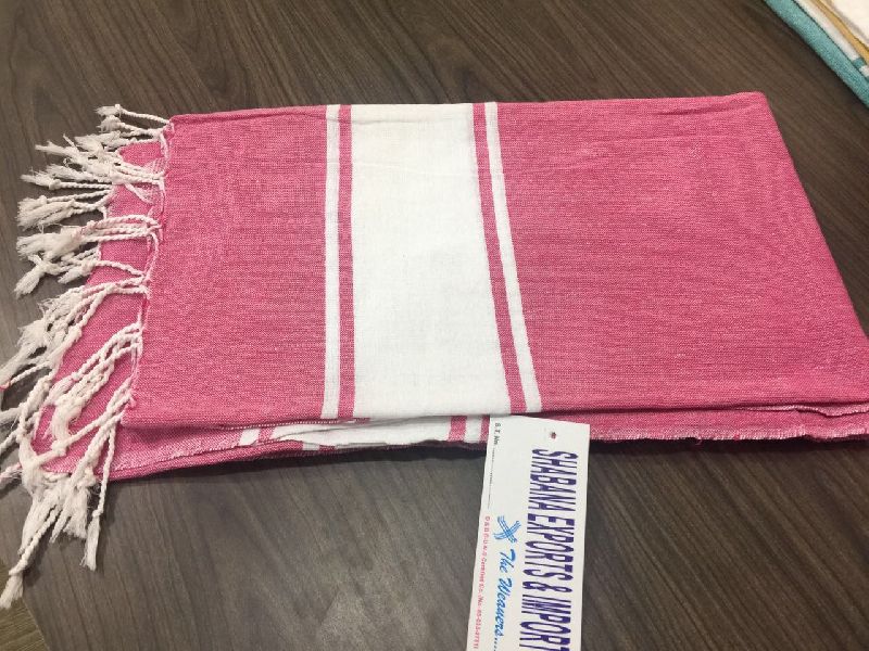 Cotton Peshtemal Hammam Fouta Beach Towels, Color : Many colors