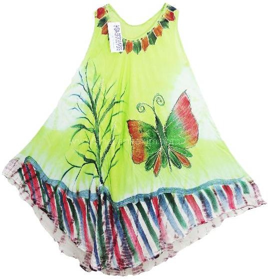Painted Rayon Sundresses, Size : Free Size (Bust