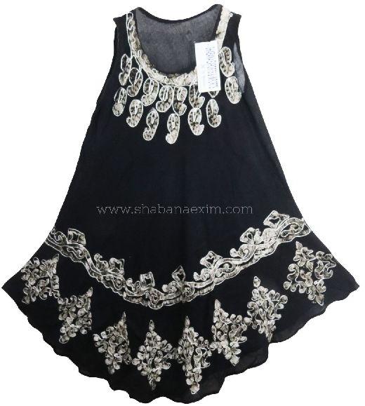 100% Rayon Western Dress For Ladies, Size : Free Size (Bust 24″, Length 42″)