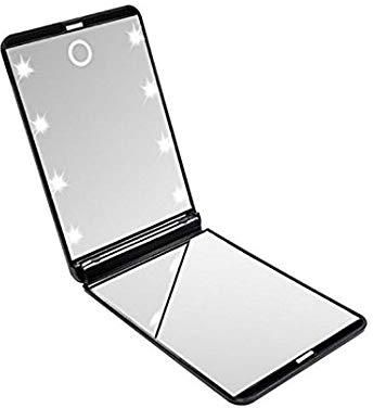 Small Folding Compact Portable Travel Make Up Shaving Mirror