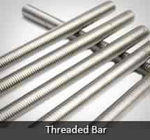 SS Polished Threaded Bar, Color : Silver