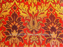 POLYESTER VISCOSE BROCADE FABRIC, Technics : Woven