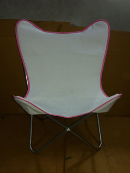 Metal Canvas Butterfly Chair