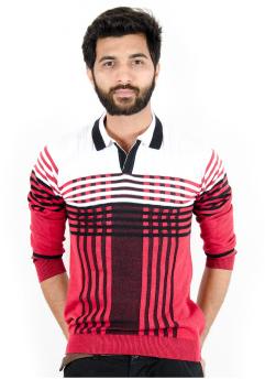 Cotton Knitted Patterns Fashion Pullover for Men