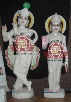 radha krishana statue