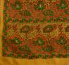 Sanskriti Indian Vintage Printed Saree 100% Pure Silk Fabric Craft Lemon Sari