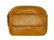 Genuine leather coin clasp wallet, Color : Yellow