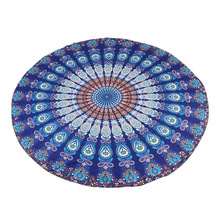 Cotton Hippie Mandala Round Tapestry Throw