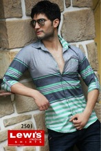 LEWIS INDIA LATEST FASHION 100% Cotton Casual Shirts, Technics : Washed