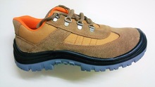 men genuine leather sport safety shoes