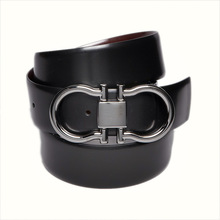 Designer buckle men leather belt, Width : 35 mm