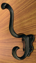 Home Bedroom Black Coat Hook Hat Hook Clothes Hanger