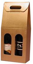 corrugated cardboard wine box