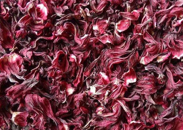 Dried Hibiscus, Color : Red