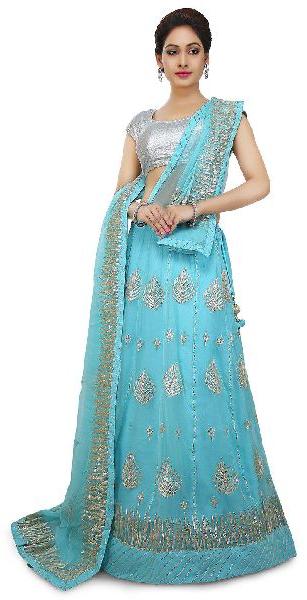 Printed Chiffon Lehenga, Feature : Breathable, Eco Friendly, Elegant Design