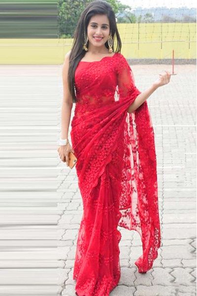 Net Saree (PT-122), Occasion : Festive Wear, Party Wear