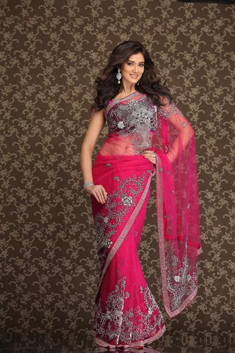 Net Saree (PT-152), Occasion : Festive Wear, Party Wear