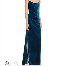 Plain Velvet Gown, Size : M, S, XL