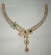 Cubic zirconia jewellery necklace