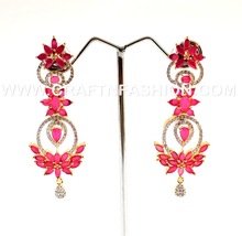 merican Diamond Earring- Indian Fusion Designer Diamond Earring