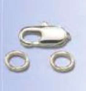 Silver SMALL SAFETY CLASP Chain Locks