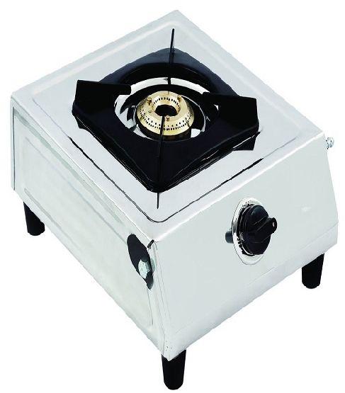 Stainless Steel Gas Stove, Color : Silver / Black / Glass Top