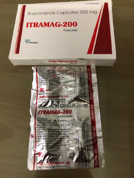 Itramag 200 Capsule, for Clinical, Hospital, Packaging Type : Packet