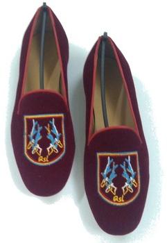 Embroidery loafers shoes, Lining Material : Cow Drum Dyed Leather