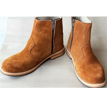 Leather Boots Suede Ankle Breathable Shoe