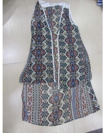 Embroidered Sleeveless Shrugs for Women