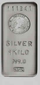 Silver Kilo Bar