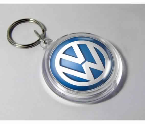 Acrylic Round Shape Keychain with Logo