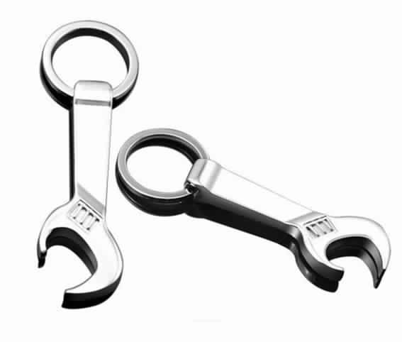 Wrench Shape Bottle Opener Keychain Metal