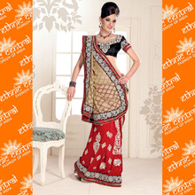 ETHNIC CENTRAL indian wedding silk fabric saree