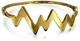 Contemporary Gold Bangle