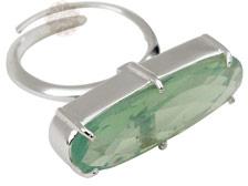 Green Stone Silver Ring