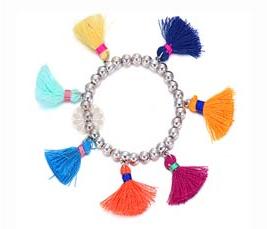Multicolor Tassels Bracelet