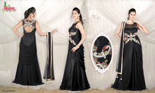 Evening gown for parties,function,wedding Black, Age Group : Adults