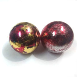 Gold Color Christmas Tree Decorative Glass Hanging Bauble