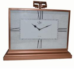 Rectangle Copper Mantle Clock