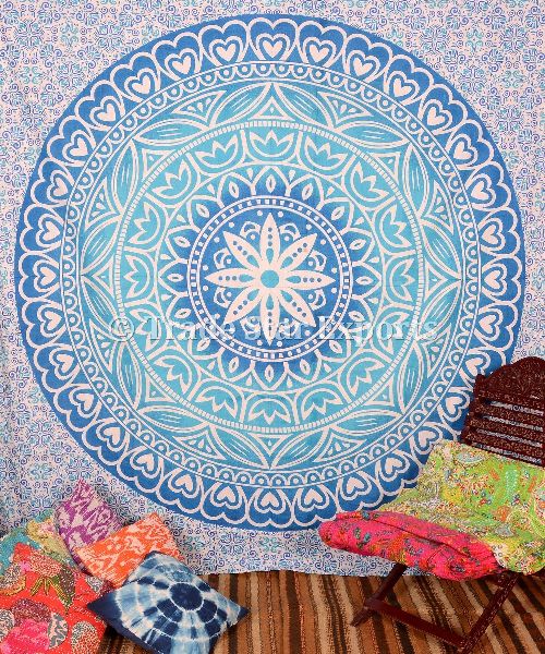 Queen Size Indian Mandala Tapestry