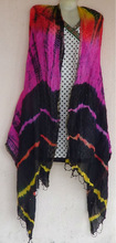 MONIL EXCLUSIVES Man made Silk Dupatta Chunni Scarf, Style : Tie Dye