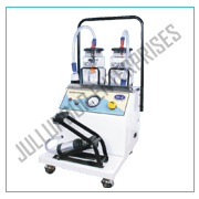 Suction machine electric cum foot model with two separate system