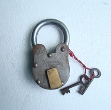 AE Metal Antique Pirate Pad Lock