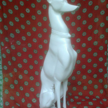 Decorative Metal Greyhound Statue, Technique : Casting