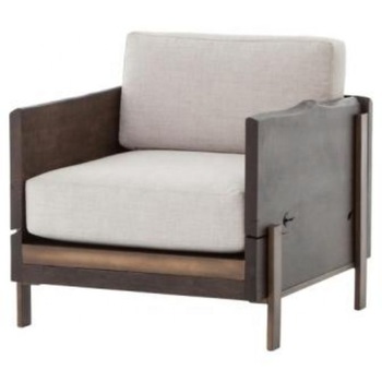 single seater sofa with fabric seat