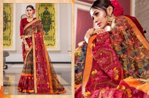 Poshak Sangam Prints Sarees